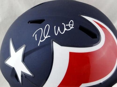 Deshaun Watson potpisao ugovor sa Houston Texans F / S amp speed Helmet - JSA W Auth *NFL Helmets sa bijelim autogramom