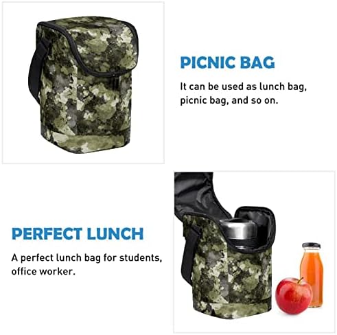 Hohodiy torba za ručak za muškarce i žene kamuflažna kutija za ručak, kutija za ručak kutija za ručak za radni ručak