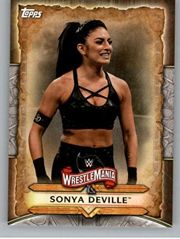 2020 Twerps WWE cestom do Wrestlemania Roster # WM-47 Sonya Deville Wrestling Trgovačka kartica