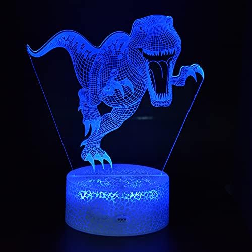 Shanrya noćno svjetlo dinosaurusa, lampa dinosaurusa Podesiva odličan poklon za djecu