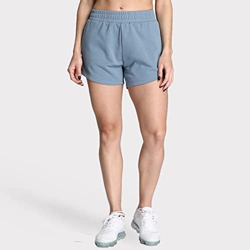 Aoxjox trening znojne šorc za žene visoke strukske vježbe kratke hlače Atletski joga trčanja