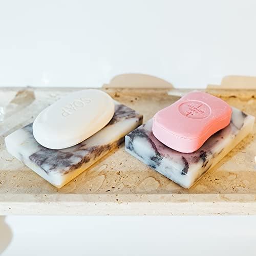 Luksuzan prirodni mramorni sapun za posudu Mramorni nosač sapuna za držač sapuna za umivaonik u kupaonici