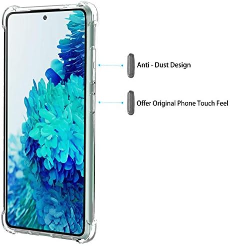 Arae futrola za Samsung Galaxy S20 FE 5G, Premium meka i fleksibilna TPU [otporna na ogrebotine] futrola za telefon Samsung Galaxy S20 FE 5G, kristalno čista, 6,5 inča