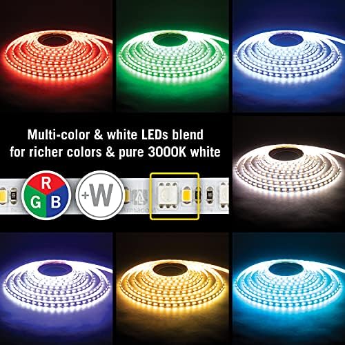 Armacost rasvjeta RibbonFlex Pro višebojna i bijela LED traka 60 + 60 LED / m, 32.8 ft, 624250