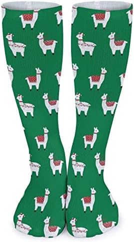 Pride Llama u zelenim sportskim čarapama topla čarapa čarapa visoke čarape za žene muškarce koji vode Casual