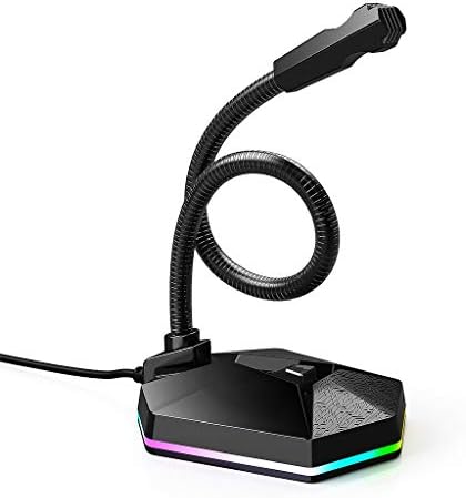 NIZYH računar USB mikrofon koji emituje svetlost fleksibilni slobodni pogon HD zvučna kartica mikrofon za