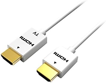Accl ​​10 stopa ultra tanki serija visokih performansi HDMI kabel @ 10,2gbps w / Redmere tehnologija podržava Ethernet, 3D, 4K i audio povratak - bijeli, 4 pakovanja