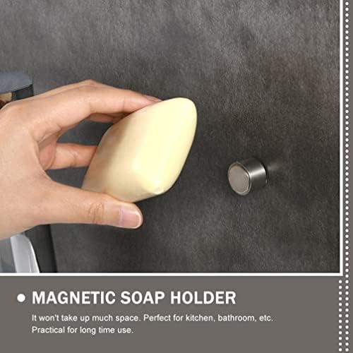 Upkoch sudoper Držač spužvaca za spužva 1 Postavite magnetni sapun za skladištenje noktiju bez sapuna za nokte za kupaonicu Zidni vješalice bez noktiju zidnih vješalica bez noktiju