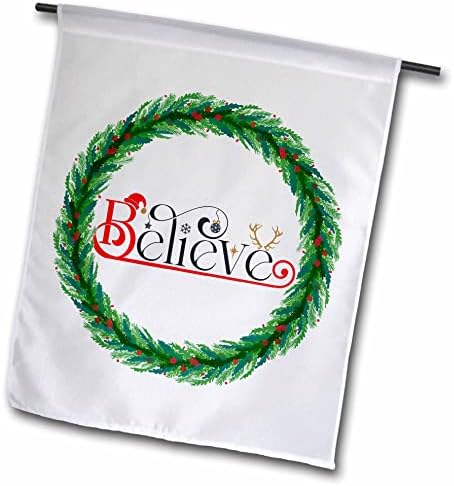 3drose božićni vijenac Svečano vjerujte citatu, SM3DR - zastave