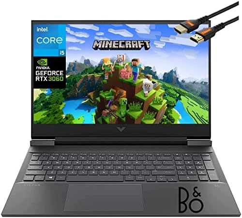 HP Victus Gaming laptop, 16.1 144Hz FHD, Intel Octa-Core i5-12500h, GeForce RTX 3060 6GB, DDR5, WiFi 6e, Bluetooth