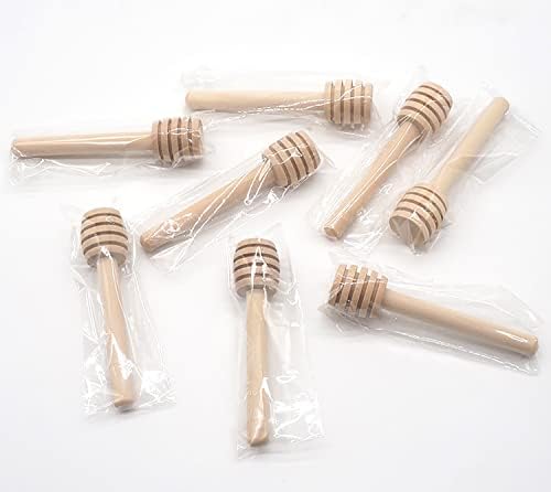 ICEYLI drvena Miješalica za miješanje meda 4 kom 3 inča Mini štapići za med i med češalj štapići za med kašika za sakupljanje doziranja džema za kapanje
