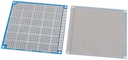 Aexit 2 kom prototipne ploče prototip univerzalne PCB štampane ploče 8cm x Circboard prototipne ploče 8CM plava