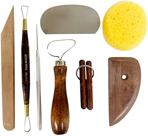 Potter's Tool Kit ima sve osnovne alate za čišćenje, podrezivanje i oblikovanje vaše grnčarije