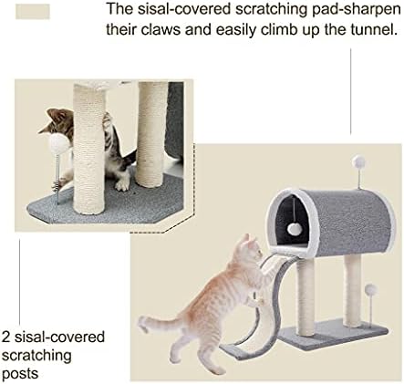FEGOCLT mačke stub za grebanje drveća merdevine Tower Condo stojeća igračka za igru mačke kućno