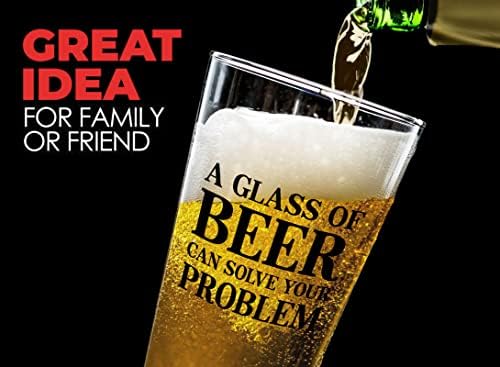 Flairy Land beer Lover Pint Glass 16oz-čaša piva - poklon piva za pivo alkohola Hladno Pivo naočare za piće pivo
