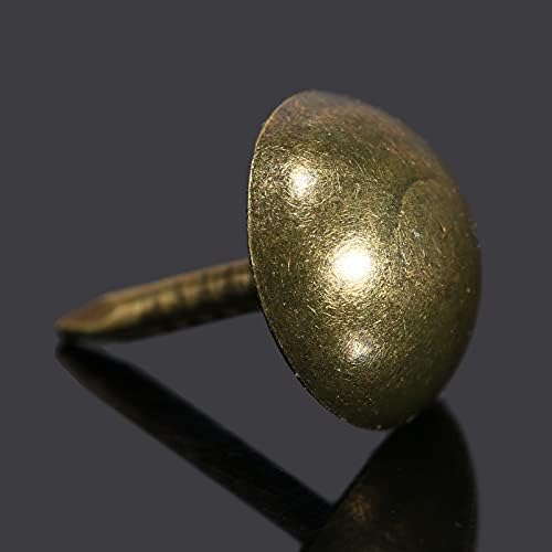 100kom 7x11mm Pushpin Doornail tachas Antikna Bronzana dekorativna presvlaka nakit za nokte Poklon kutija za